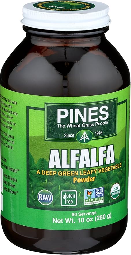 Pines Organic Alfalfa Powder, 10 Ounce