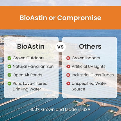 Nutrex Hawaii BioAstin Hawaiian Astaxanthin - 4mg, 270 Softgels - Farm-Direct Premium Antioxidant Supplement to Support Eye, Skin, Joint & Immune System Health -Non-GMO & Gluten-Free