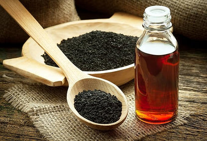 Black Seed Oil 4 oz, 100% Natural Organic, Cold Pressed Black Seed Oil - Pure Nigella Sativa Black Seed Oil Liquid for Hair, Skin and Health