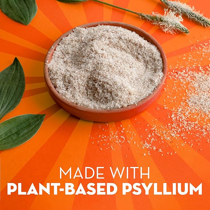Metamucil Sparkling Fiber Supplement + Vitamins, Plant Based Psyllium Fiber Powder with Vitamins C, D & B12, Daily Supplement for Regularity + Metabolism, Citrus Flavored, Sugar-Free, 90 Servings